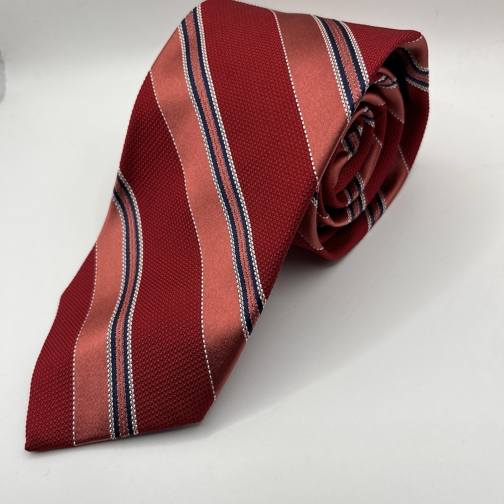 Brooks Brothers Makers and Merchants‎ Silk Tie Striped Red